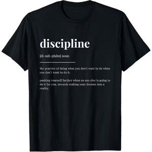 "discipline" Dictionary Definition 100% Cotton T-Shirt